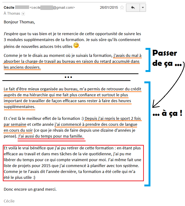 Cécile + de temps