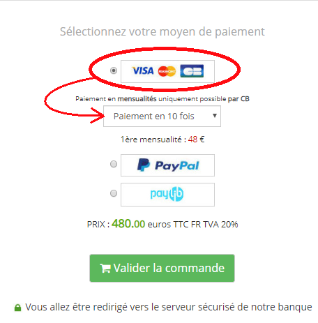 paiement en 10 fois