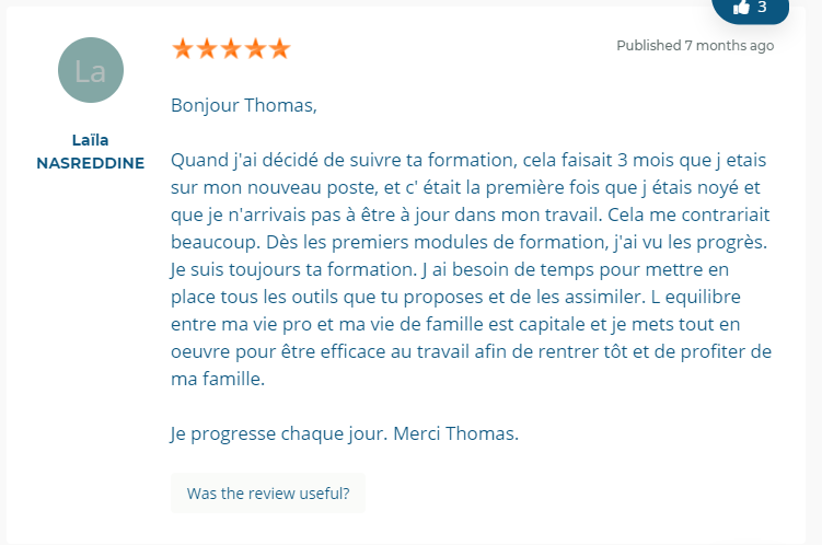 exemple témoignage