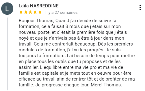 Témoignage Google Laila Handy